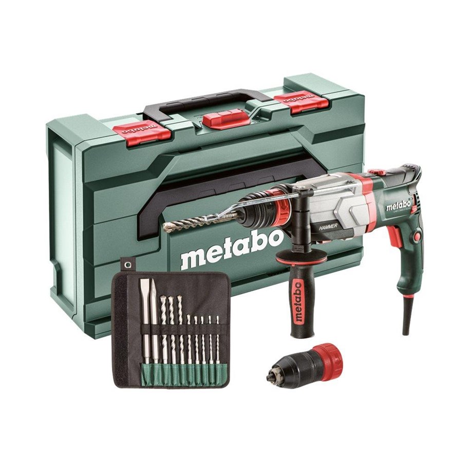 Schraub/Bohrmaschinen - Metabo UHEV 2860-2 QUICK Set - rotary hammer - 600713510