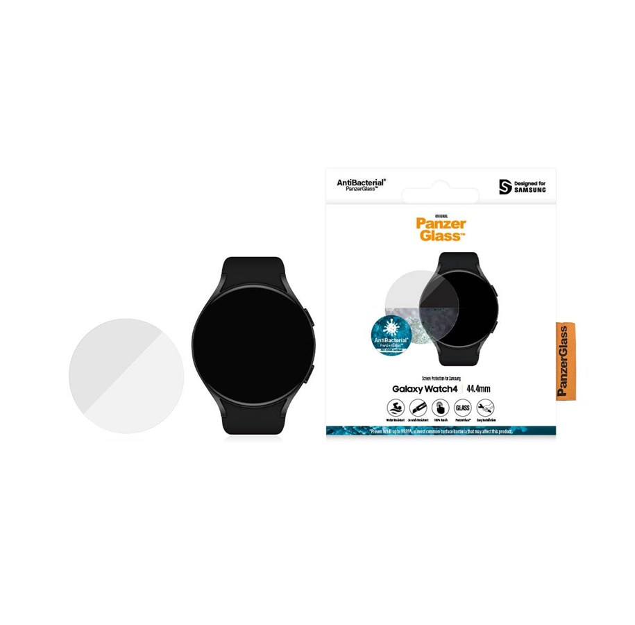 Smartwatch - Accessories - PanzerGlass Samsung Galaxy Watch 4 44mm | Screen Protector Glass - PANZER3649