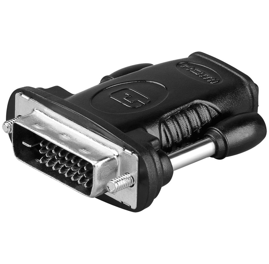 Display Kabel - Pro HDMI™/DVI-D adapter nickel plated - 4040849684821