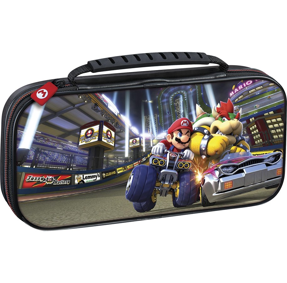 Gaming Zubehör - Nintendo Switch Deluxe Travel Case - Mario Kart Bowser - Miscellaneous Bag - Nintendo Switch - 0663293110889