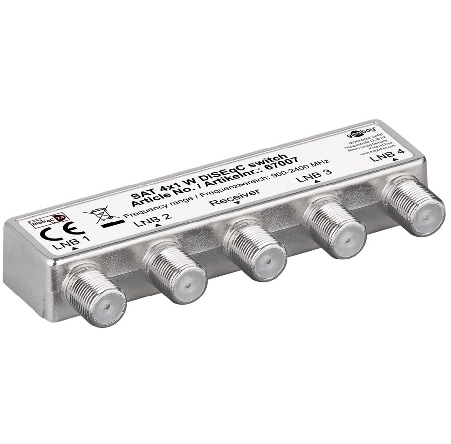 Antennenkabel - Pro DiSEqC Switch 4x1 - 4040849670077