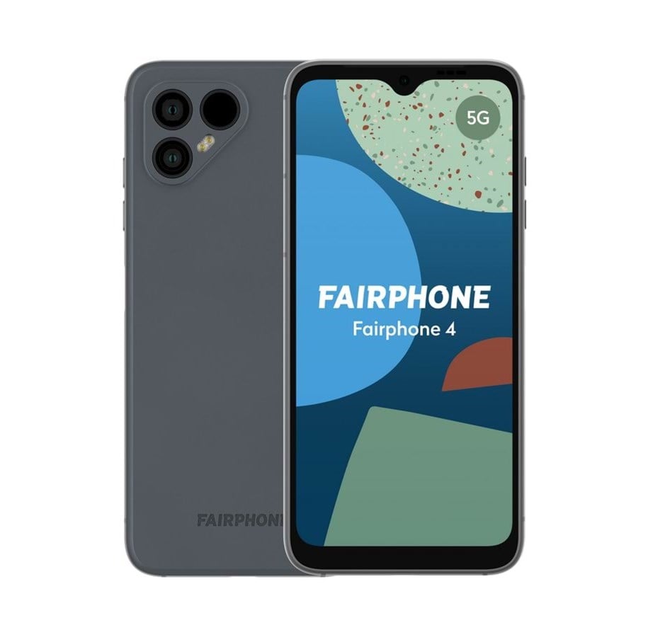 Handys & Smartphones - Fairphone 4 5G 128GB/6GB - Grey - F4FPHN-1DG-EU1