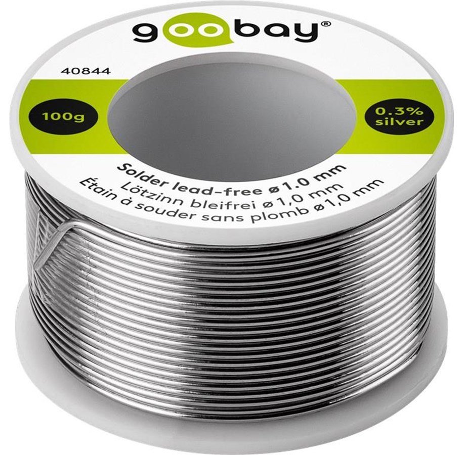 Strom- und Gaslöten - Pro Solder lead-free ø 1.0 mm 100 g - 4040849408441