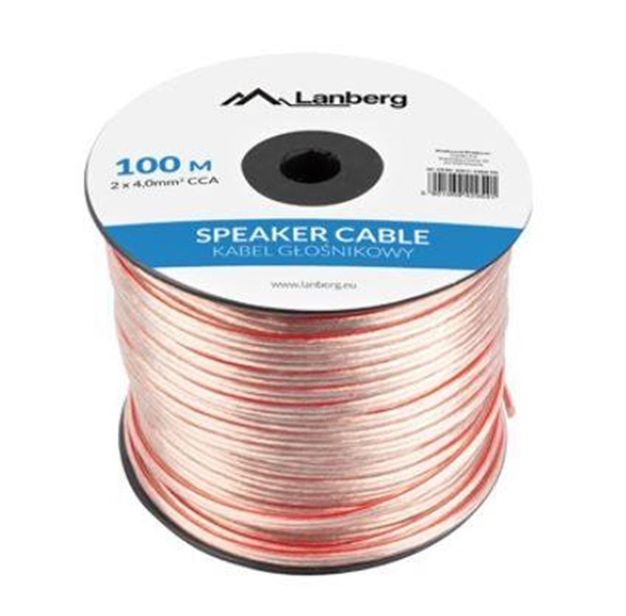 Andere Kabel - Lanberg bulk audio cable - 100 m - SC-2X40-10CC-1000-TR