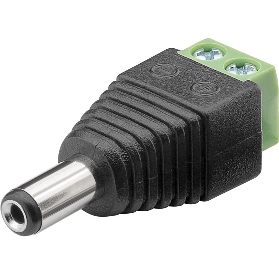 Display Kabel - Pro Terminal Block 2-pin > DC male (5.50 x 2.10 mm) - 4040849767470