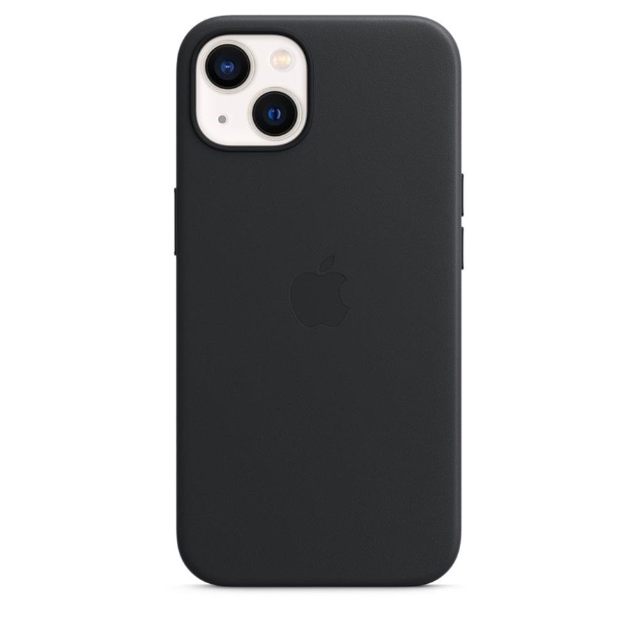 Handys - Cover & Cases - Apple iPhone 13 Leather Case with MagSafe - Midnight - MM183ZM/A