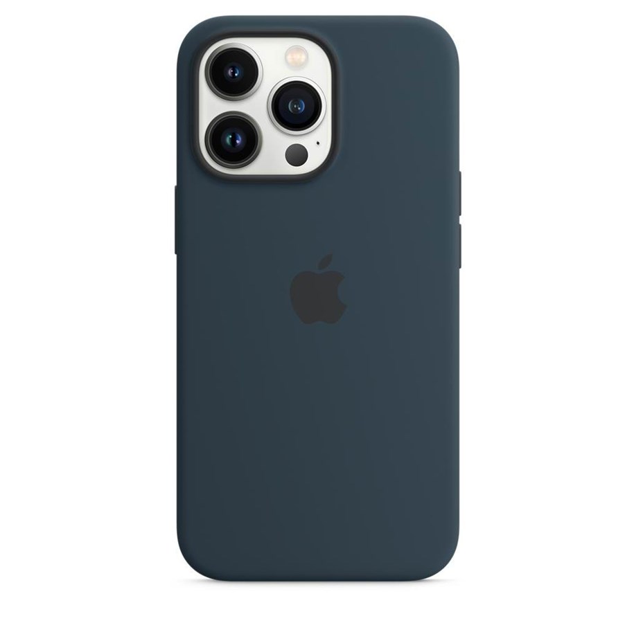 Handys - Cover & Cases - Apple iPhone 13 Pro Silicone Case with MagSafe – Abyss Blue - MM2J3ZM/A