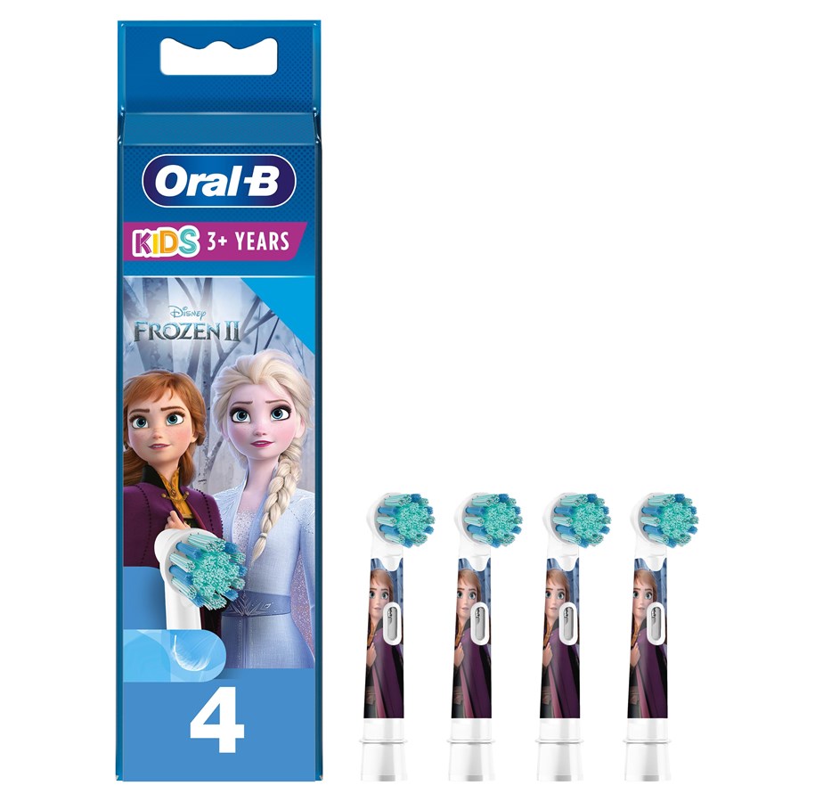 Elektrische Zahnbürsten - Oral-B Bürstenköpfe Frozen 4 pcs - 4210201384786
