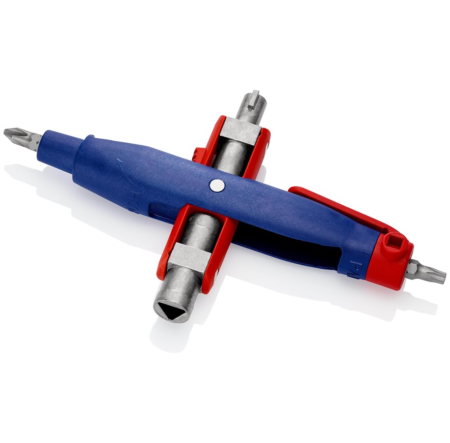 Werkzeuge für Sanitärarbeiten - KNIPEX Stiftschaltschrankschlüssel, für gängige Schränke und Absperrsysteme - 00 11 07