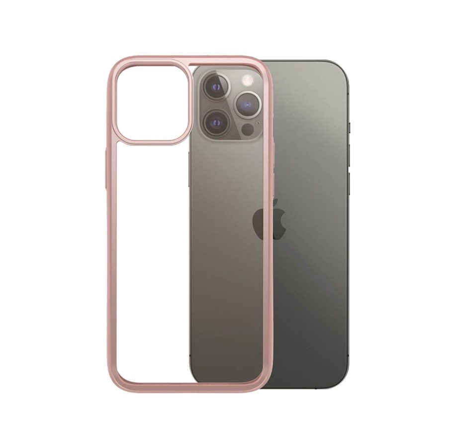 Handys - Cover & Cases - PanzerGlass Apple iPhone 12 Pro Max ClearCase - Rose Gold - PANZER0275