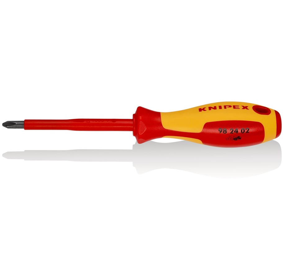 Werkzeuge für elektrische Arbeiten - KNIPEX Schraubendreher für Kreuzschlitzschrauben, Phillips® - 98 24 02
