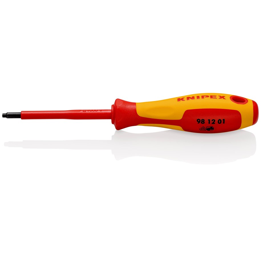 Werkzeuge für elektrische Arbeiten - KNIPEX Schraubendreher für Robertsonschrauben - 98 12 01