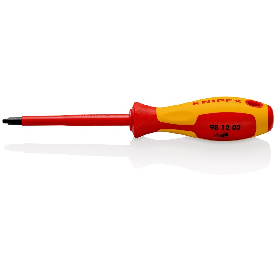 Werkzeuge für elektrische Arbeiten - KNIPEX Schraubendreher für Robertsonschrauben - 98 12 02