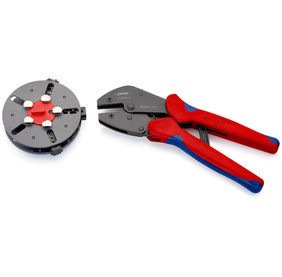 Handwerkzeuge  - KNIPEX MultiCrimp®, Crimpzangen mit Wechselmagazin - 97 33 01