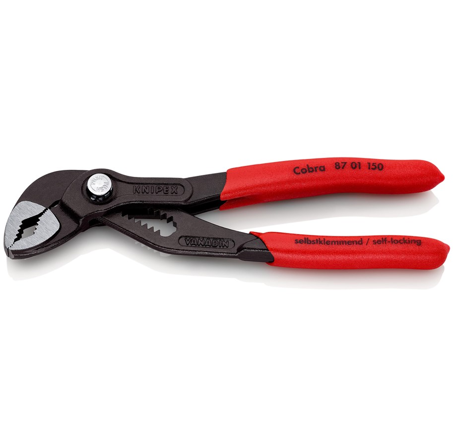 Werkzeuge für Sanitärarbeiten - KNIPEX Cobra®, Hightech-Wasserpumpenzangen - 87 01 150 SB