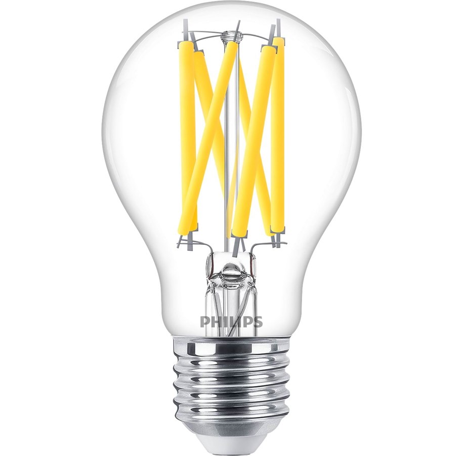 LED-Birnen - Philips LED-Lampe Classic Standard 10.5W//922-927 (100W) Clear WarmGlow Dimmable E27 - 929003011501