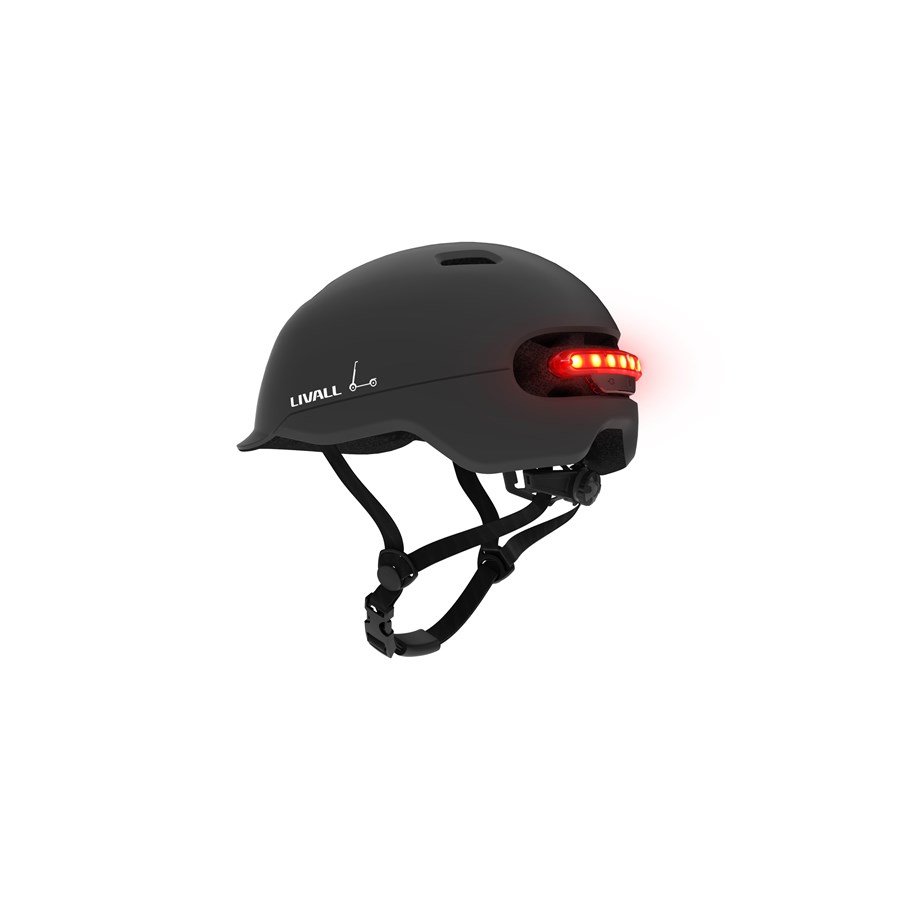 Elektroroller - Livall C20 Smart Commuter Helmet - Large - Black - 73940024