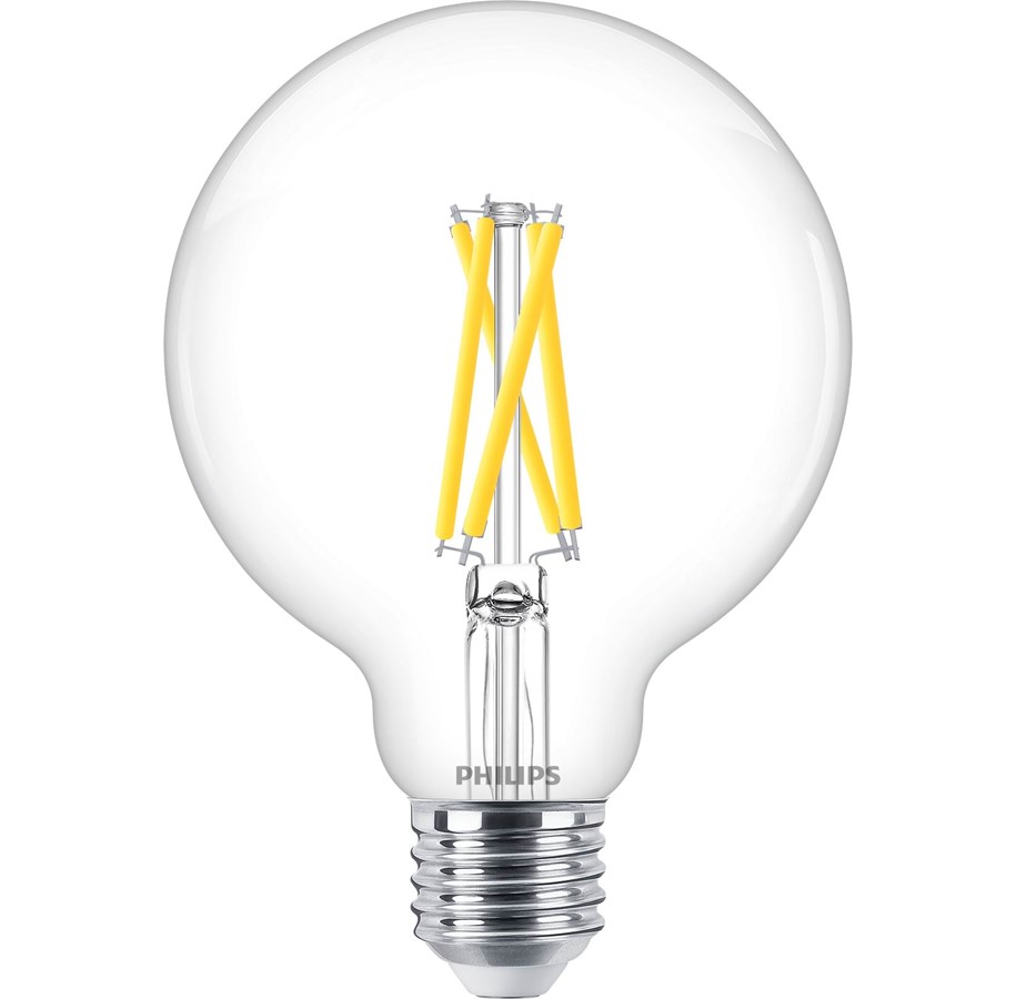 LED-Birnen - Philips LED-Lampe Classic Ø93 5.9W/922-930 (60W) Clear WarmGlow Dimmable E27 - 929003010901