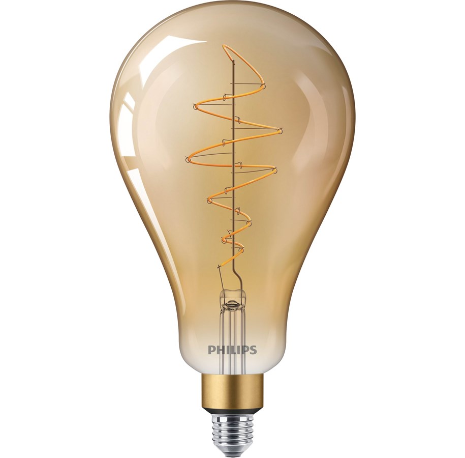 LED-Birnen - Philips LED-Lampe Classic Giant A160 7W/818 (40W) Gold Dimmable E27 - 929002983501
