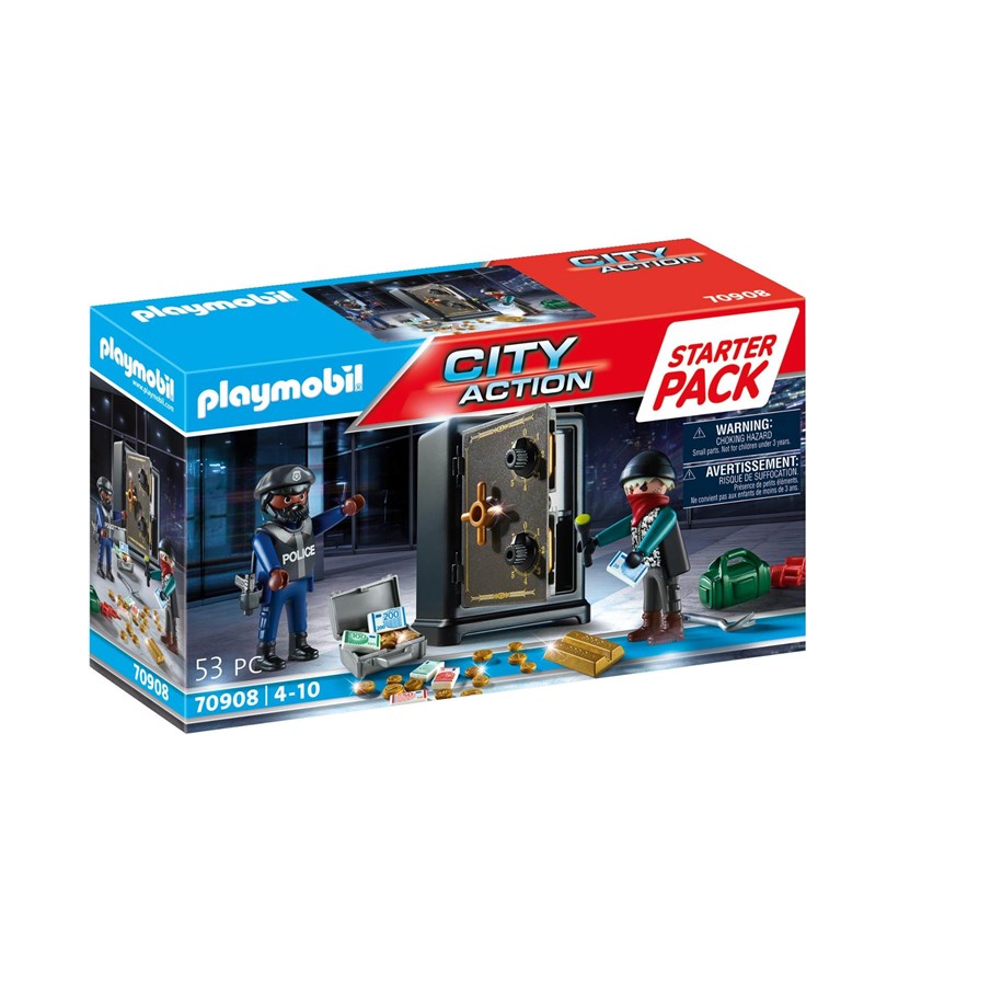 Playmobil - Playmobil Starter-Pack - Starter Pack Tresorknacker - 70908