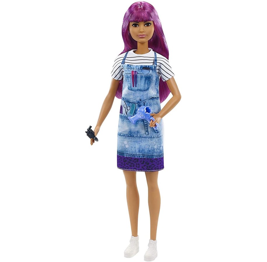 Dolls & Accessories - Barbie Careers Salon Stylist Doll - GTW36