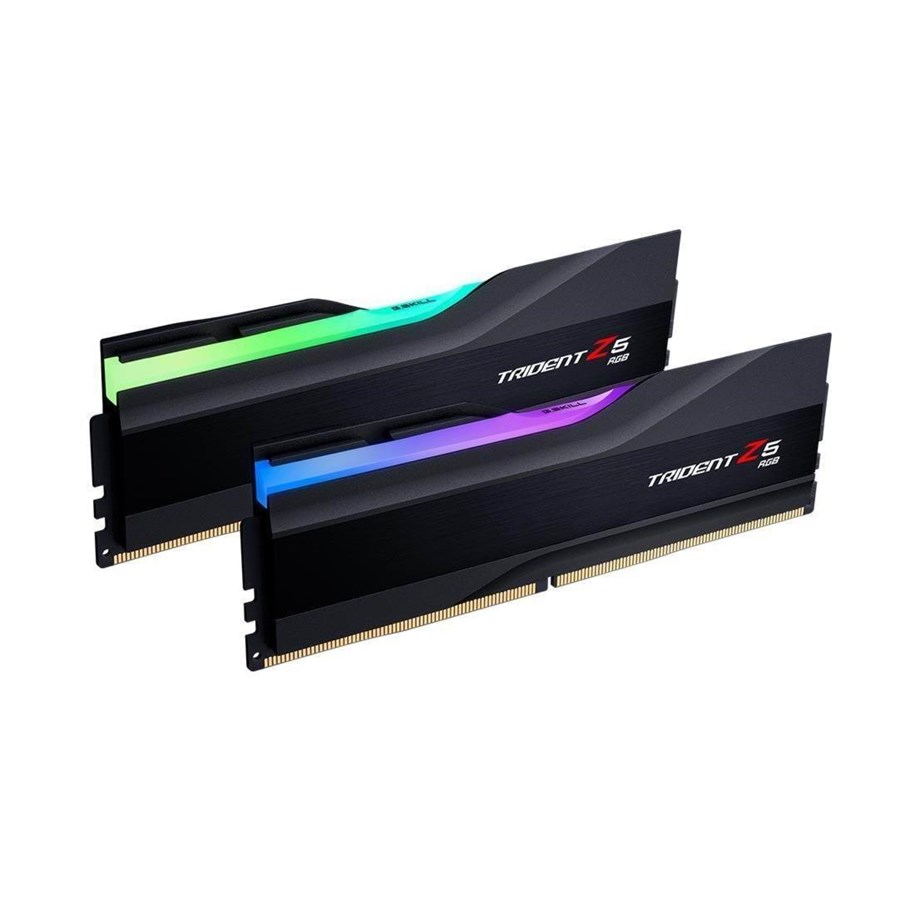 RAM - G.Skill Trident Z5 RGB DDR5-5600 - 32GB - CL40 - Dual Channel (2 pcs) - Intel XMP - Schwarz mit RGB - F5-5600J4040C16GX2-TZ5RK