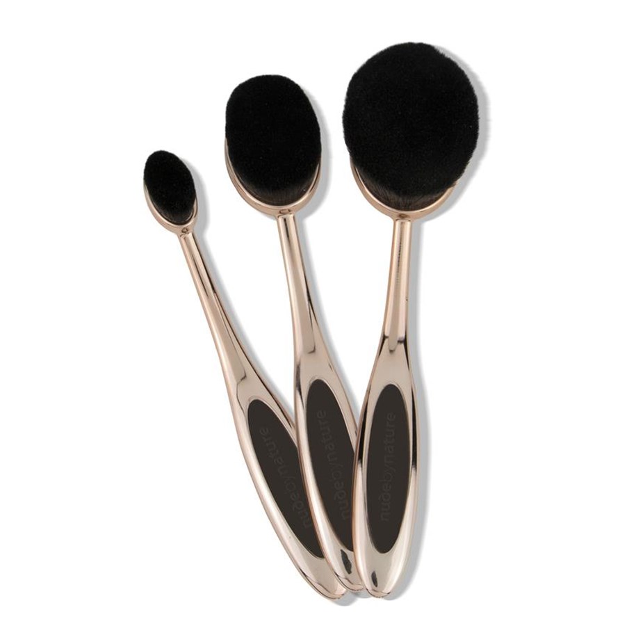 Make-Up - Nude by Nature Kits Blending Oval Brush Set - 17820077015