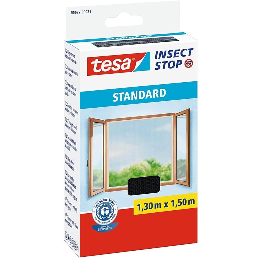 Kleiderbügel und Haken - tesa Insect Stop Hook & Loop STANDARD for Windows - 55672-00021-03