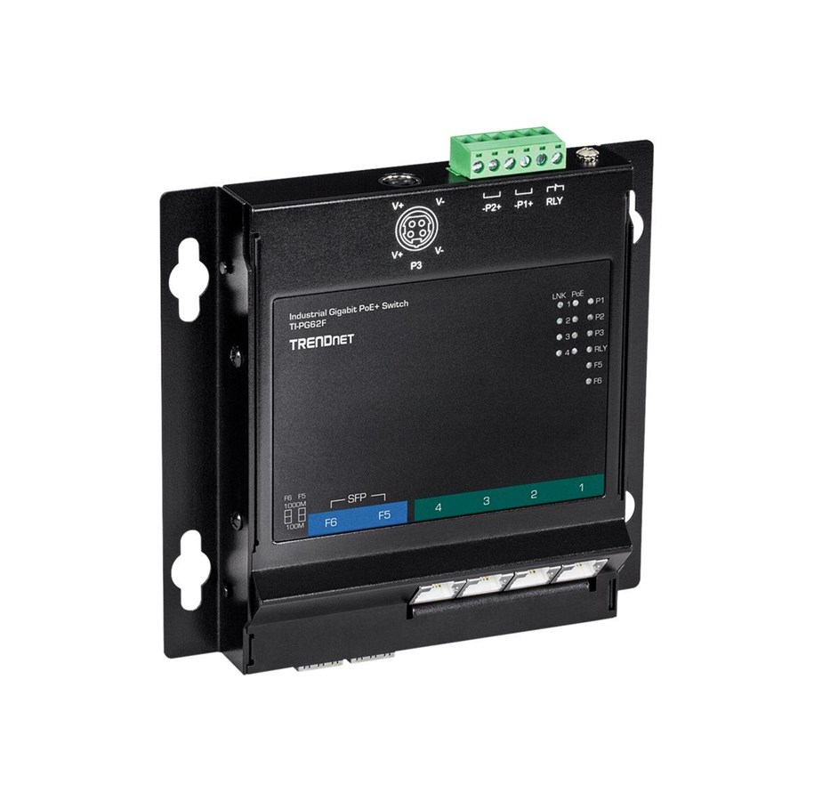 Switches - TRENDnet TI-PG62F - switch - 6 ports - unmanaged - TI-PG62F