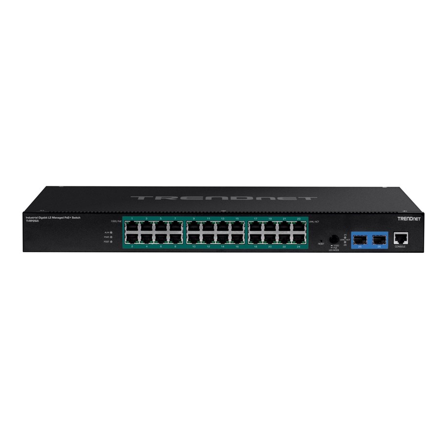 Switches - TRENDnet TI-RP262I - Industrial - switch - 26 ports - Managed - rack-mountable - TI-RP262I