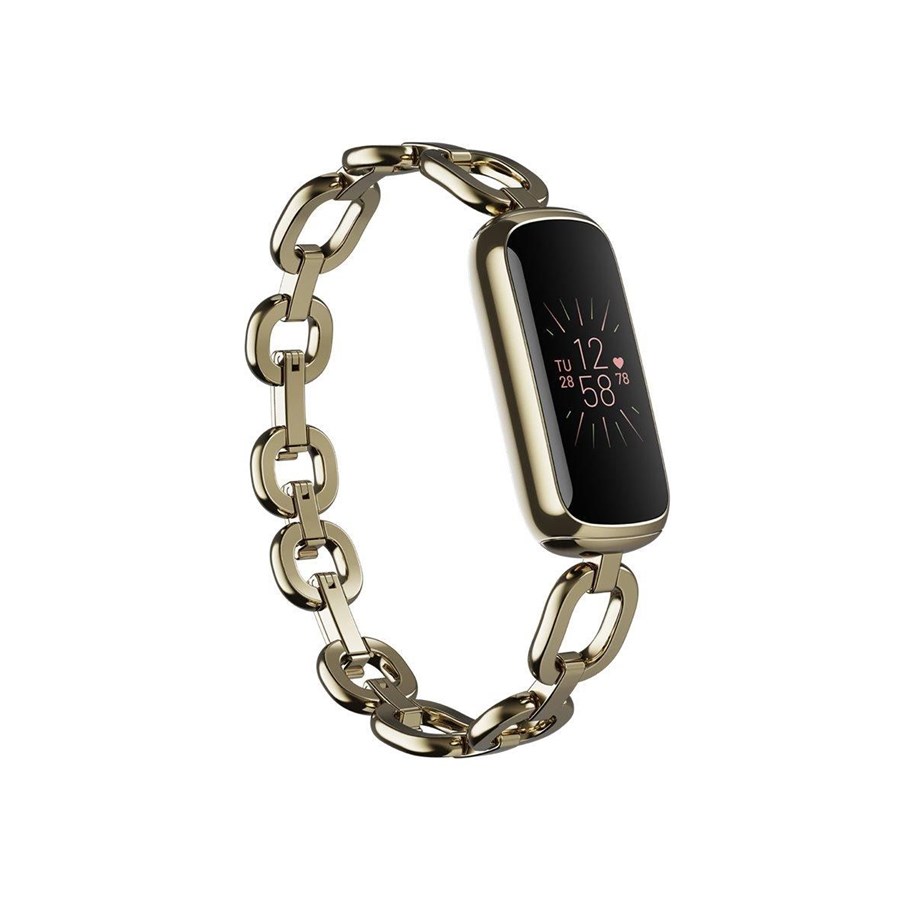 Smartwatches, Pulsuhren, Sportuhren & Schrittzähler - Fitbit Luxe Special Edition Gold - FB422GLPK