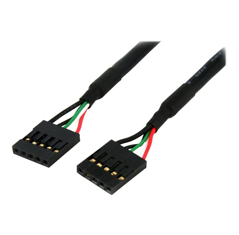 Stromkabel (Intern) - StarTech.com 12in Internal 5 pin USB IDC Motherboard Header Cable F/F (USBINT5PIN12) - USB cable - 5 pin IDC to 5 pin IDC - 30.5 cm - USBINT5PIN12