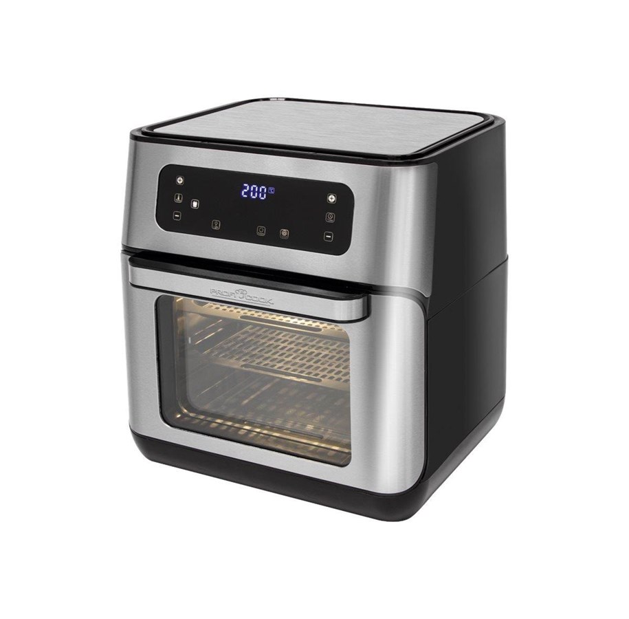 Fritteusen - ProfiCook PC-FR 1200 H - hot air fryer - stainless steel/black - PC-FR 1200 H