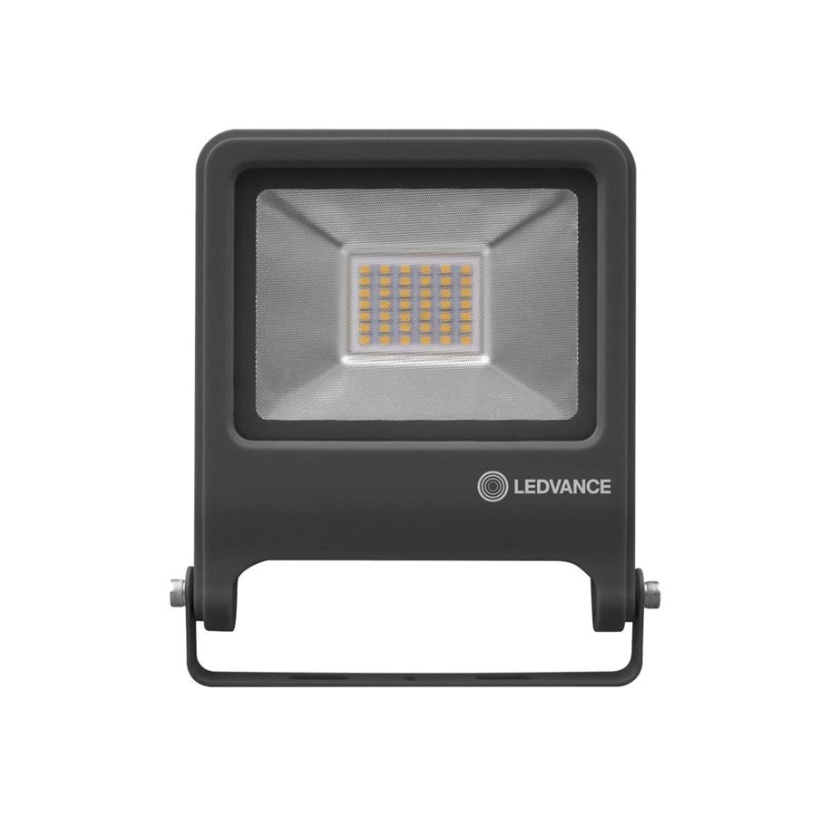 Lampen - Osram ENDURA Flood Warm White PCR 30W - Dark Grey - 4099854486463