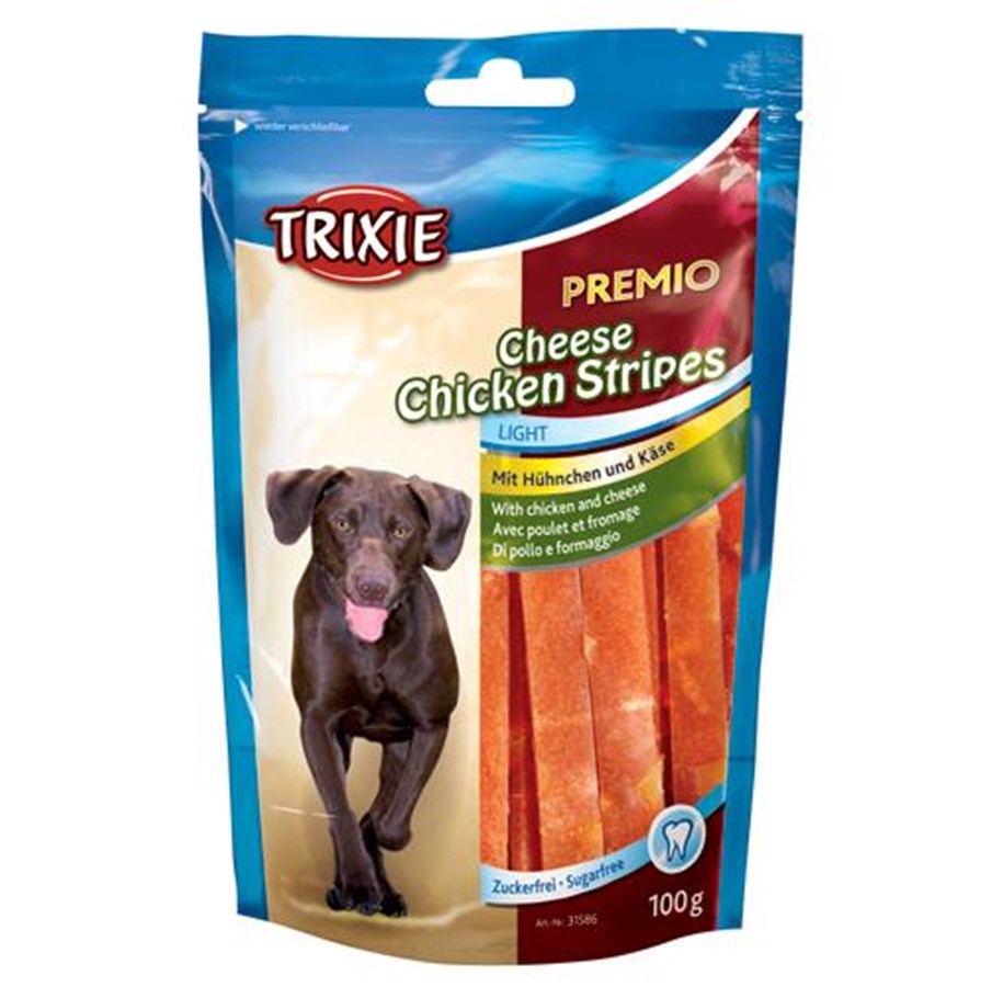 Hunde - Trixie PREMIO Cheese Chicken stripes 100 g - TX31586