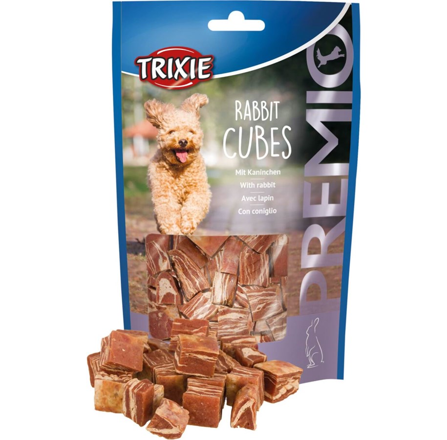 Hunde - Trixie PREMIO Rabbit Cubes Dog Treats 100g - TX31545
