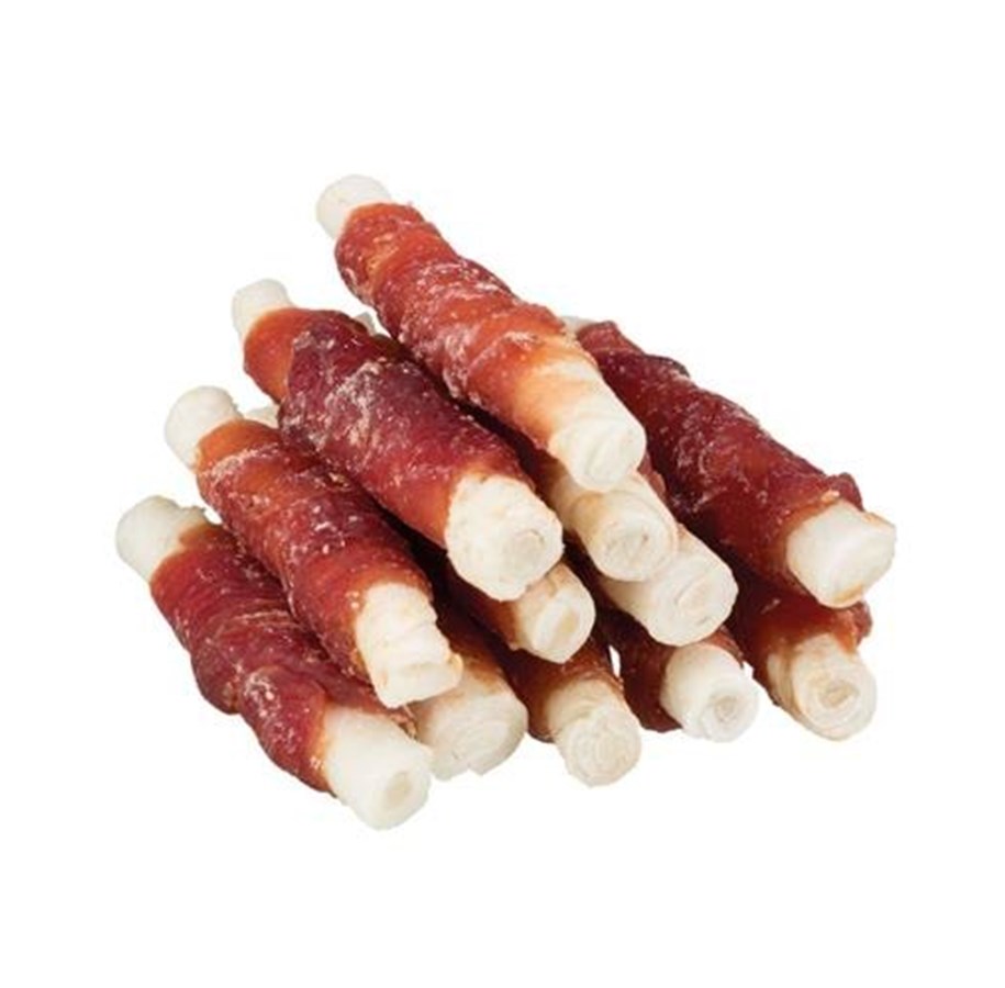Hunde - Trixie Denta Fun Mini Duck Chewing Rolls 6 cm 120 g - TX31347
