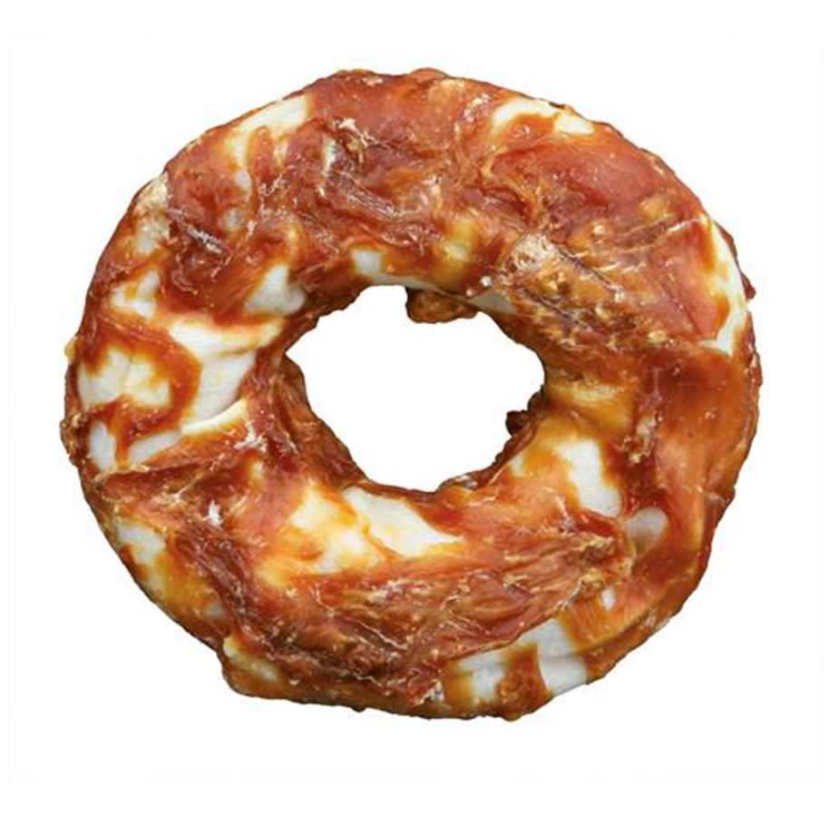 Hunde - Trixie Denta Fun Chicken Chewing Ring ø 10 cm 110 g - TX31328
