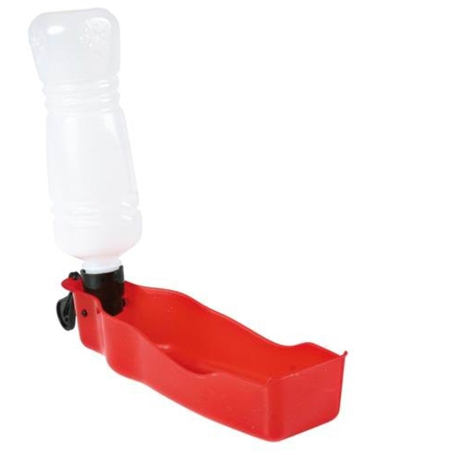 Hunde - Trixie Bottle with bowl plastic 0.5 l - Assorted - TX2461