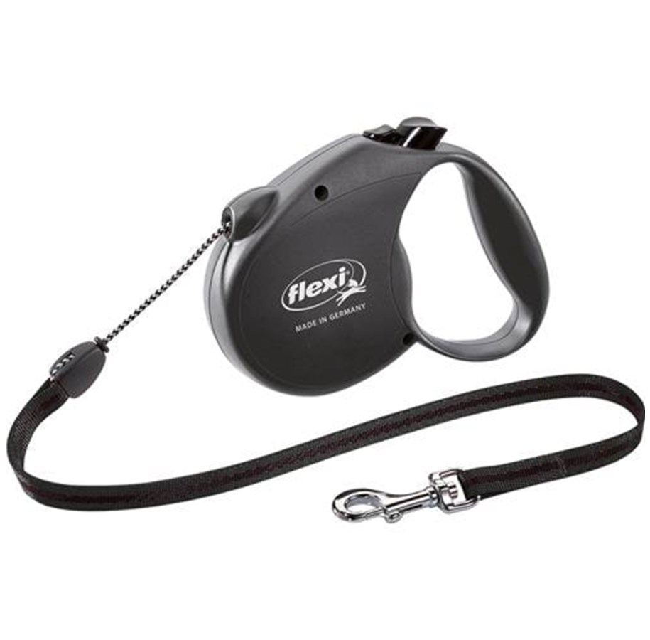 Hunde - Flexi Standard leash M 5M 20 kg black - H7863S