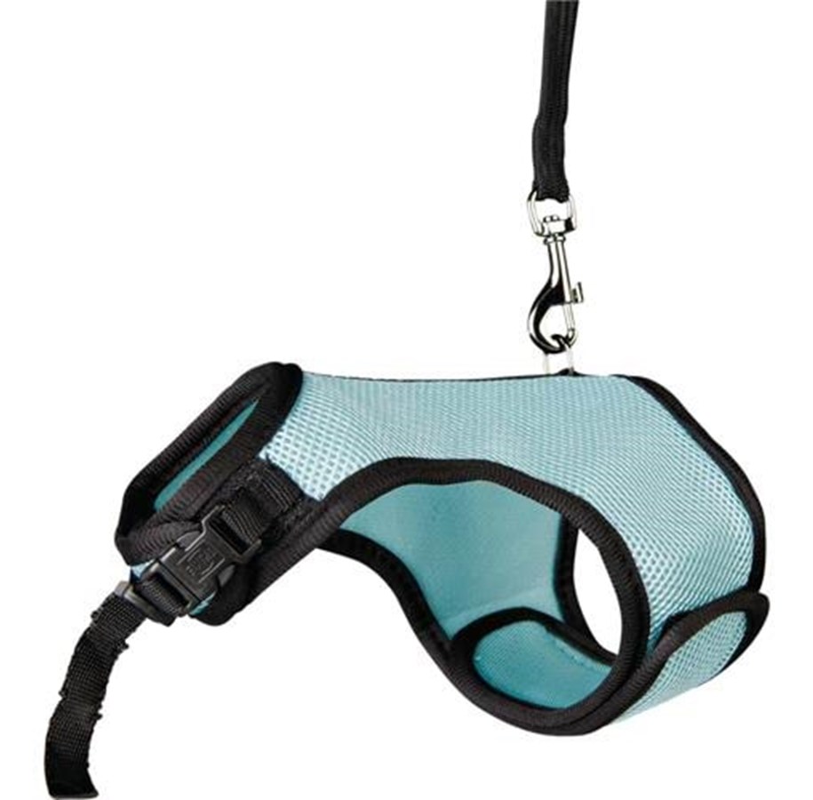 Nagetiere - Trixie Soft harness with leash dwarf rabbits 25–32 cm 1.20 m - Assorted - TX61513