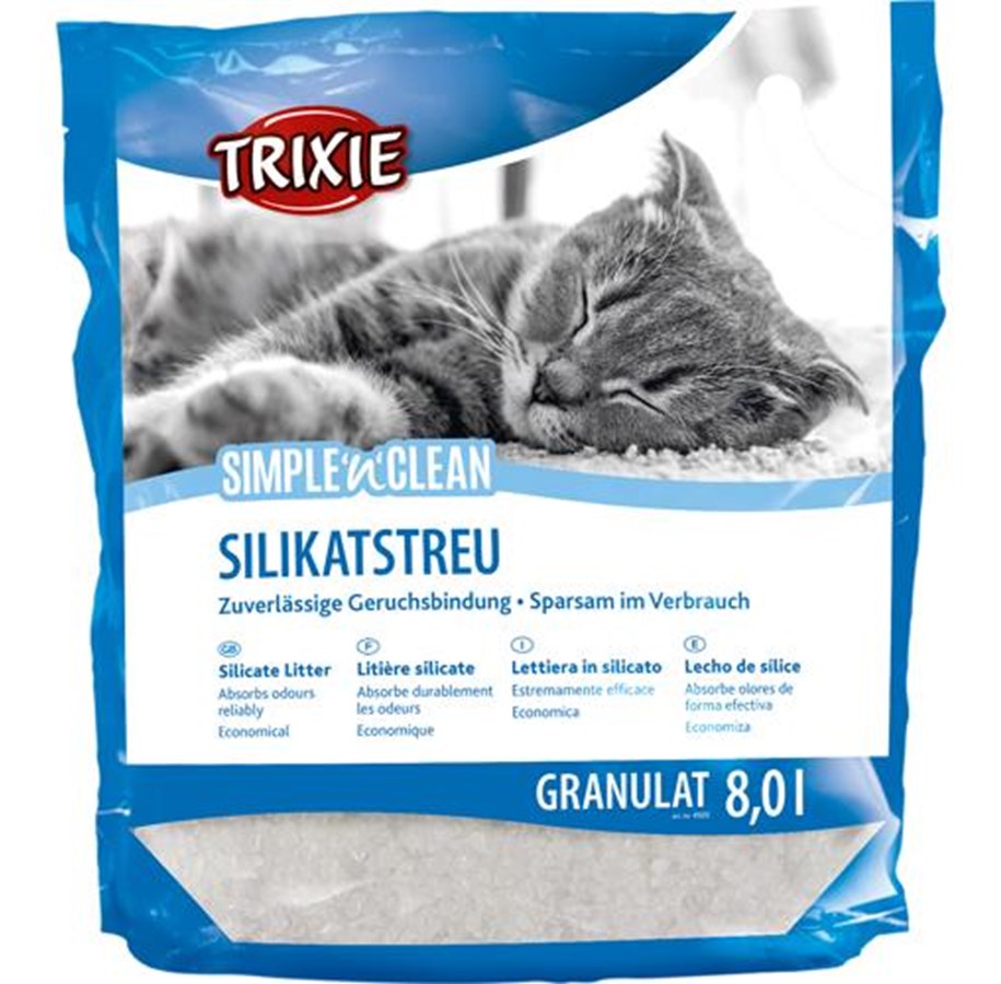 Katzen - Trixie Simple'n'Clean Silikatstreu 8L - TX4020