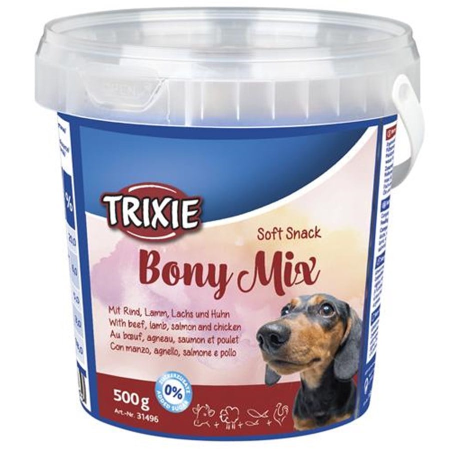 Hunde - Trixie Soft Snack Bony Mix 500 g - TX31496