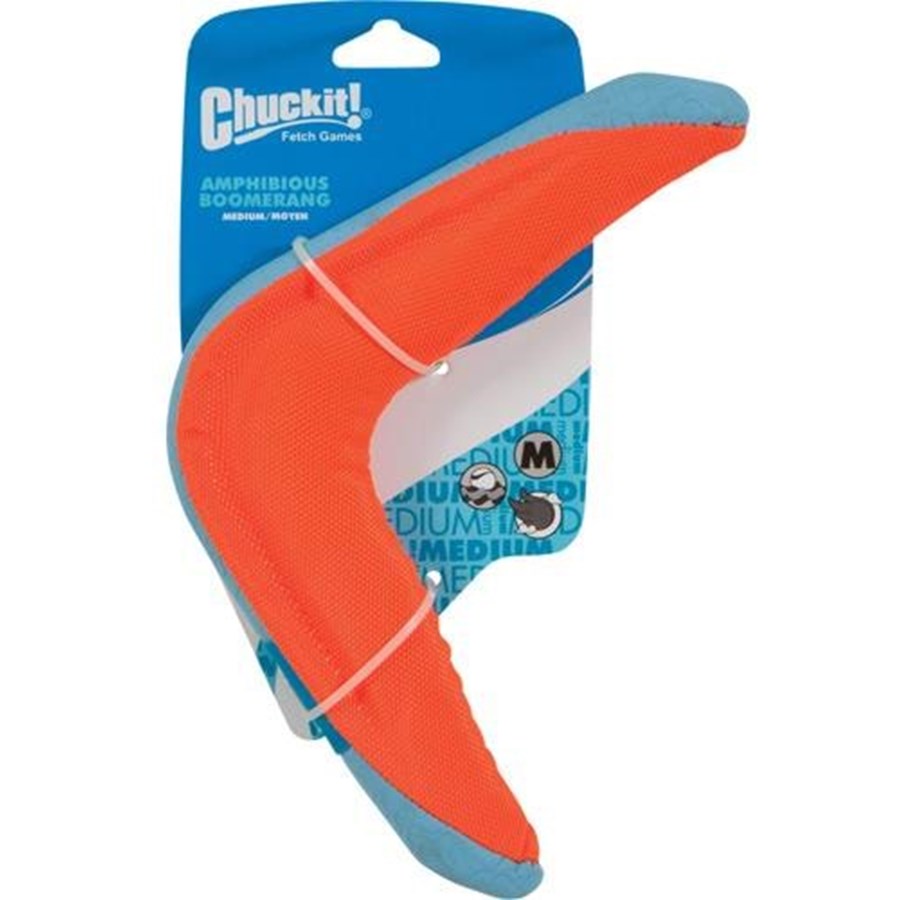 Hunde - CHUCKIT Dog Toy Amphibious Boomerang Medium 25cm - H182009