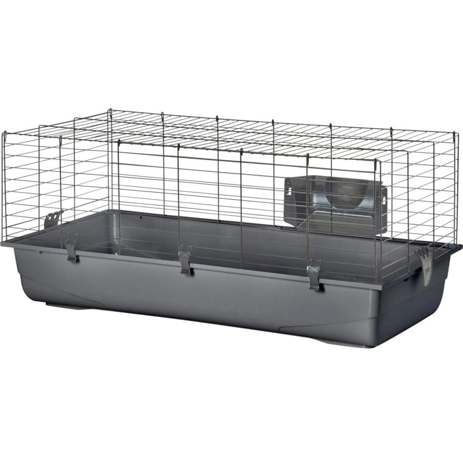 Nagetiere - Savic Ambiente 100 Kleintierkäfig Grau/Schwarz 100x50x43cm - G5224K