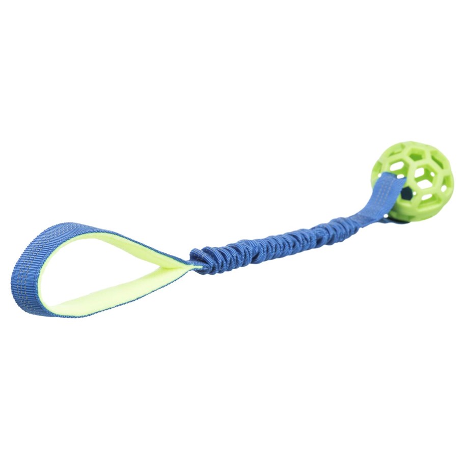 Hunde - Trixie Hundespielzeug Bungee-Seil mit TPR-Ball zum Zerren - TX32869