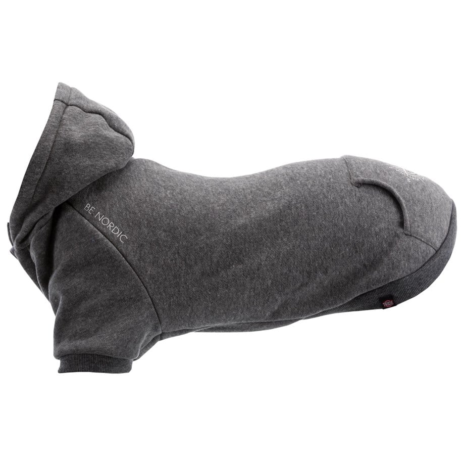 Hunde - Trixie BE NORDIC Flensburg hoodie XS: 30 cm grey - TX67492