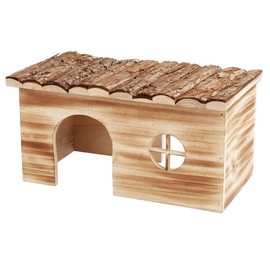 Nagetiere - Trixie Haus Grete für Kleintiere – Ideal für Meerschweinchen und Zwergkaninchen 35x18x20cm - TX61974