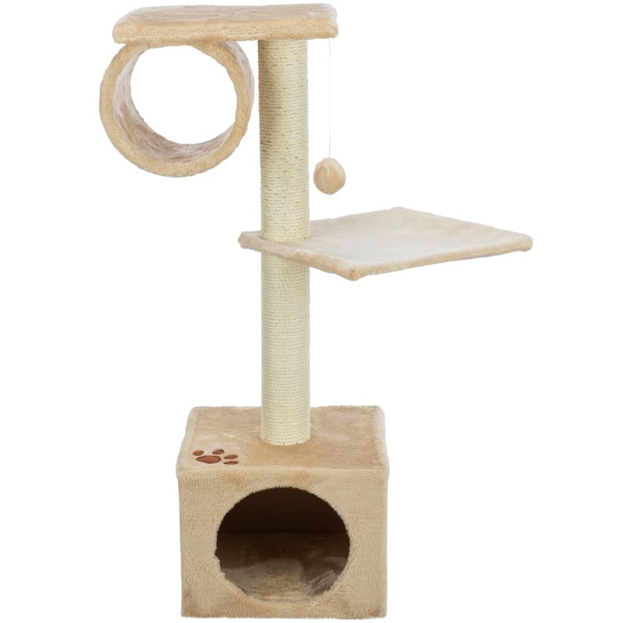Katzen - Trixie Cat Tree San Fernando Scratching Post Beige 106cm - TX43951
