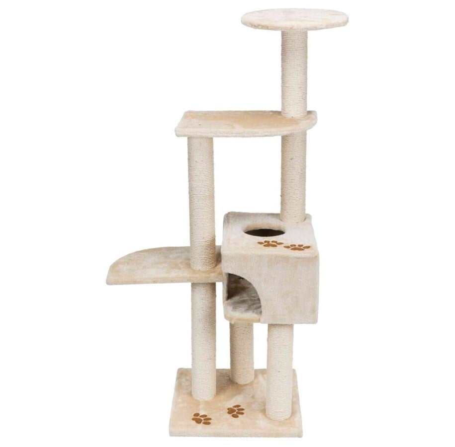 Katzen - Trixie Cat Tree Scratching Post Alicante Beige 142cm - TX43861